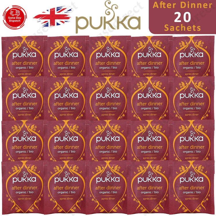 Pukka Herbal Organic Teas Tea Sachets - Choose From 13 Varieties