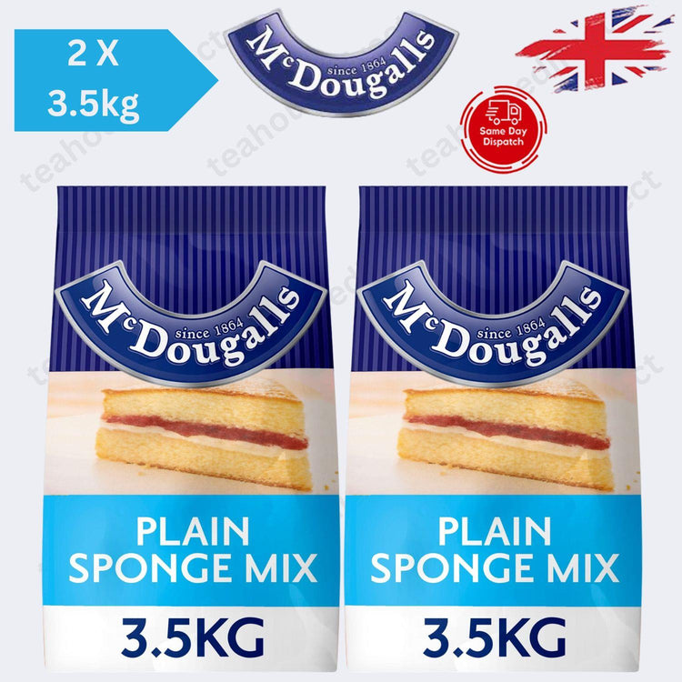 McDougalls Plain Sponge Cake Mix - 2 Packs
