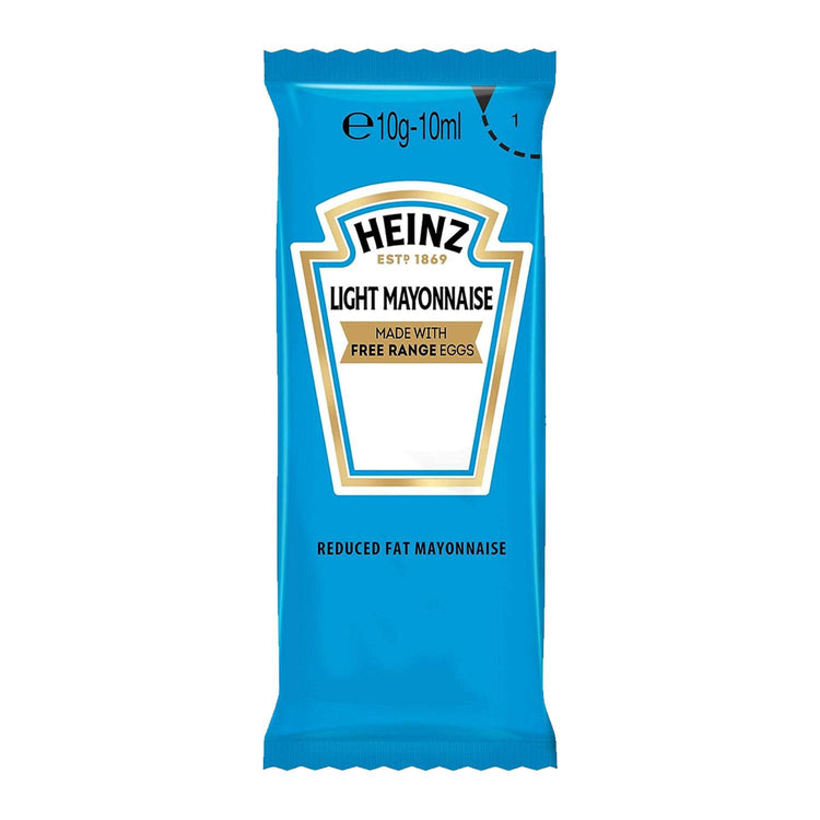 Condiment Variety Pack | Heinz Tomato Ketchup, Malt Vinegar, Mayonnaise, Light Mayonnaise, and English Mustard Combo | 5 Classic Condiments | 100 Sachets
