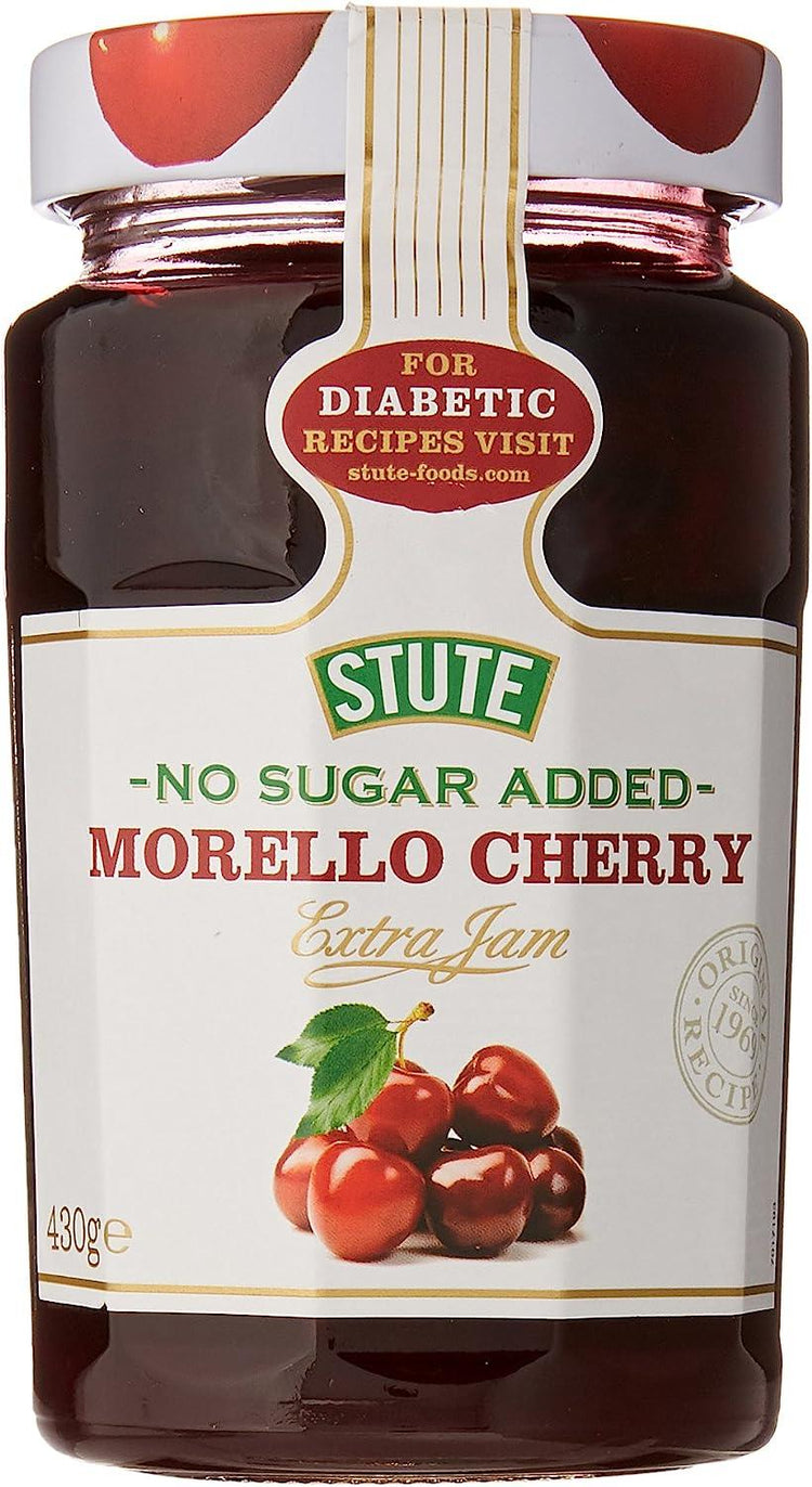 Stute Diabetic Morello Cherry Extra Jam 430g - Pack of 1