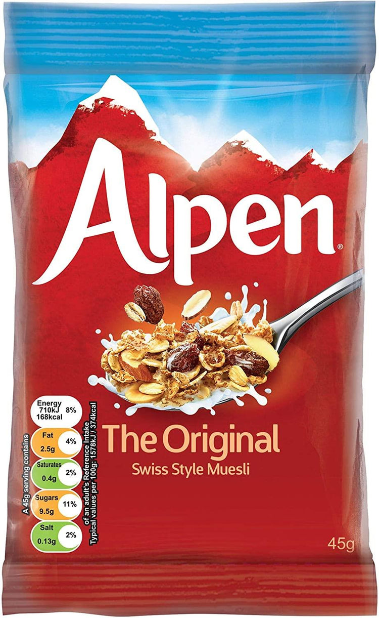 Alpen The Original Muesli Swiss Style Sachets - 30x45g