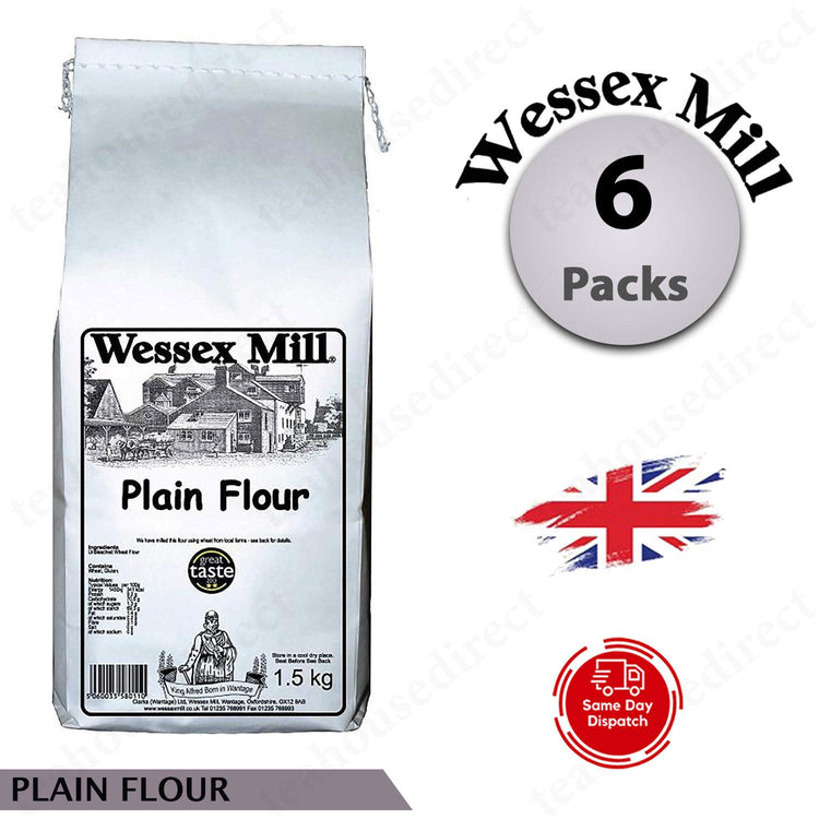 Wessex Mill Plain Flour 1.5kg (Pack of 6)