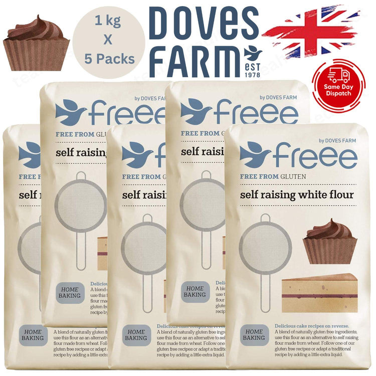 Doves Farm | White Self Raising Flour Gf 1Kg - 1 to 10 Packs