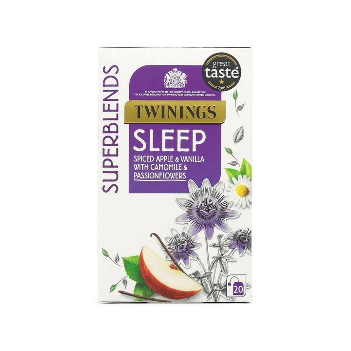 Twinings Superblends Teas Tea 100 Sachets Envelopes - Sleep Flavour