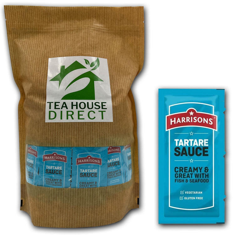 Harrisons Tartare Sauce Packets | Perfectly Paired with Your Favorite Seafood | 100 Sachets