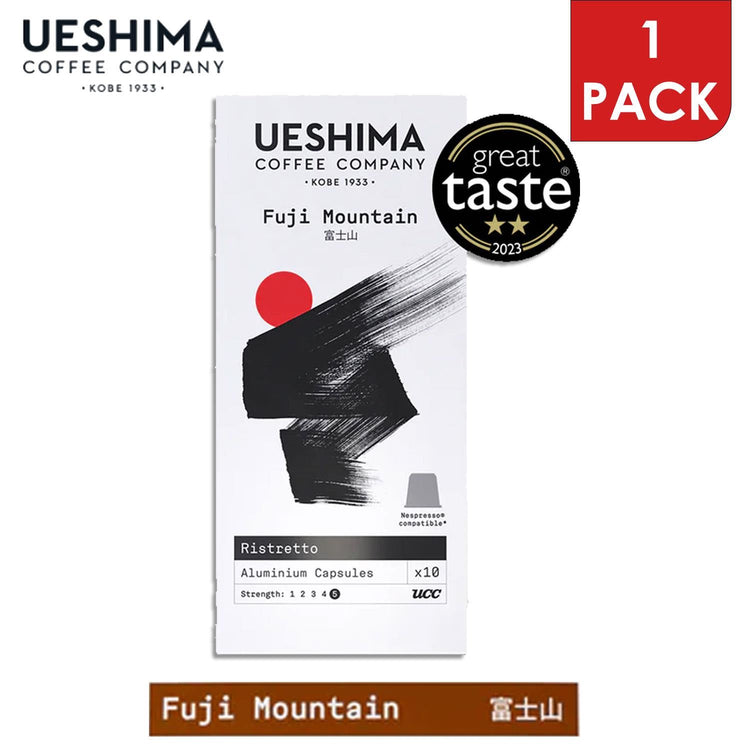 Ueshima Fuji Mountain Our Dark Roasted Blend Ristretto Coffee Capsules