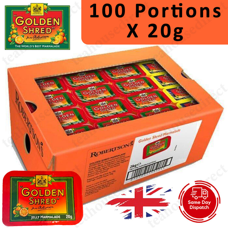 Robertsons Assorted Golden Shred Marmalade - 20g Individual 20 & 100 Portions
