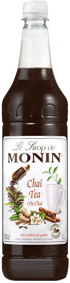 MONIN Premium Green Mint Syrup 1L for Coffee and Cocktails 1 Pack Colourings