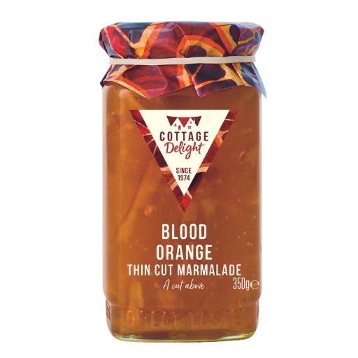 Cottage Delight Blood Orange Thin Cut Marmalade Jam 350g A Cut Above Jam