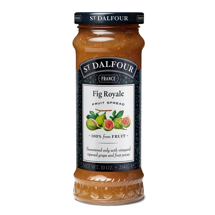 St Dalfour Fig Royale Fruit Spread 284g Jam 100% from Fruit Jam 1 Pack
