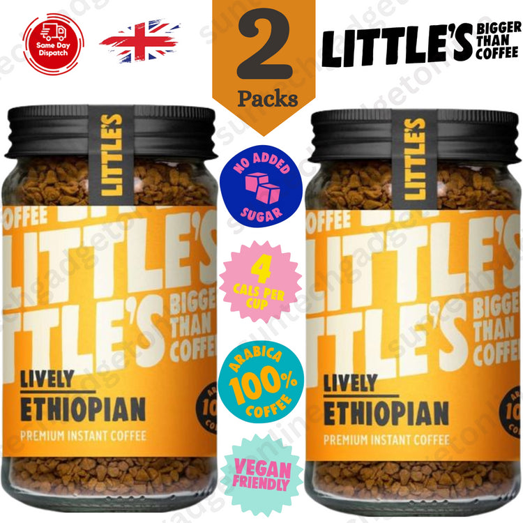 Littles Ethiopian 50g,Coffee Elegance & Savor Ethiopia at Home, 1 to 6 Packs 50g
