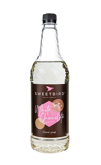Sweetbird White Chocolate Syrup 1 Lte Sweet and Creamy Smoothness Vegan Syrup