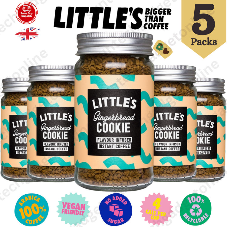 Little Gingerbread Cookies 50g, Elevate Your Festive Treats - 5 Packs