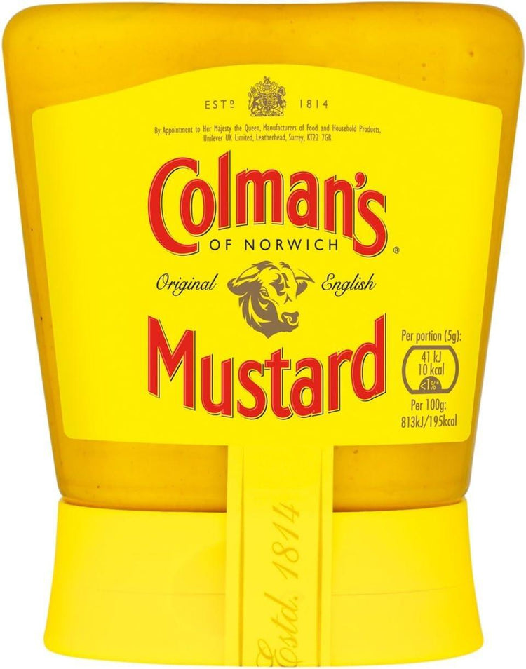 Colman's Original English Mustard, 150g - Authentic Flavors from England 6 Packs