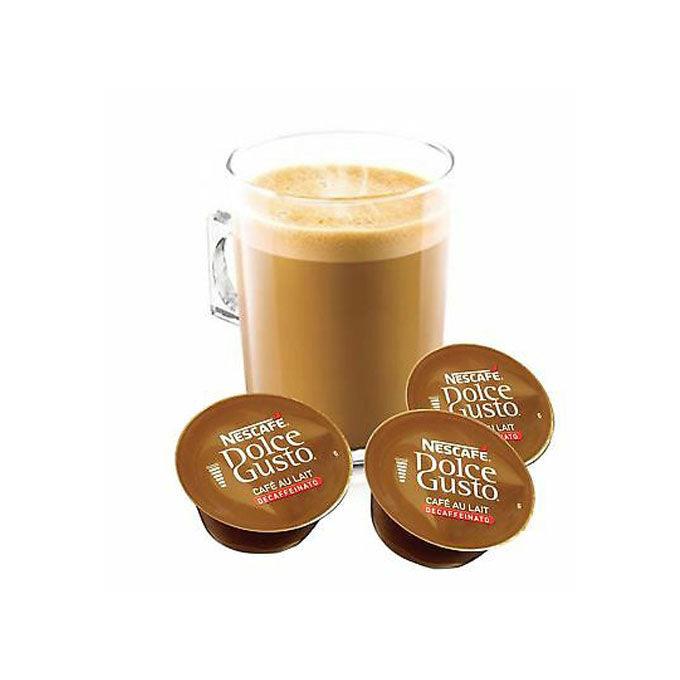Nescafe Dolce Gusto Coffee Pods Cafe Au Lait Decaf Flavour - Buy 3 Get 1 Free